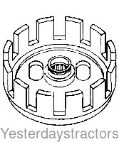 Oliver 1655 PTO Clutch Spider 163297A