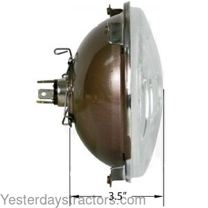 Massey Ferguson 230 Headlight Assembly 1672768M91