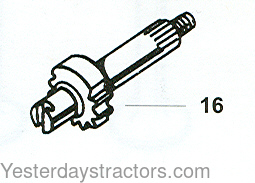 Massey Ferguson TO35 Power Steering Sector 1752891M1