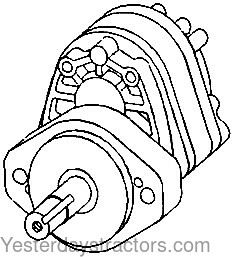 Minneapolis Moline G950 Hydraulic Pump 207130065