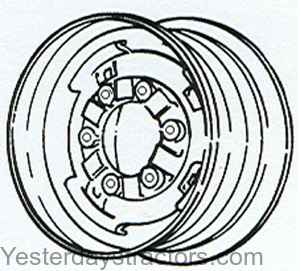White Tractor Decals