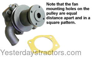 Massey Ferguson 205 Water Pump - With Pulley 3641823M91