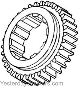 Allis Chalmers 170 First and Second Mainshaft Gear 70232532
