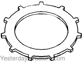 Massey Ferguson 265 PTO Clutch Plate 772813M1