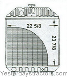 Case 2090 Radiator A165922