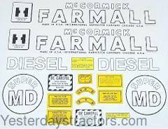 Farmall MD Decal Set IHCSMD