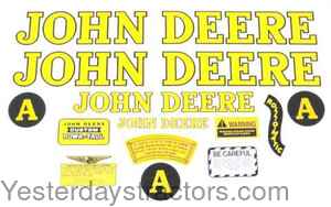 John Deere A Decal Set JDA2