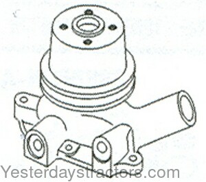 Case 770 Water Pump with Pulley K952713