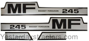 Massey Ferguson 245 Decal Set M608H1