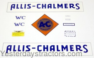 Allis Chalmers WC Decal Set ACWC