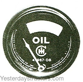 Farmall B Oil Pressure Gauge R3696