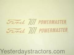 Ford 701 Decal Set R4125