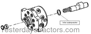 John Deere 2130 Hydraulic Pump Seal and O-Ring Kit RE29107