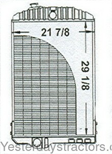 John Deere 4450 Radiator RE38664