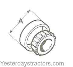 Ford 2610 Steering Shaft Bearing and Cup S.65161