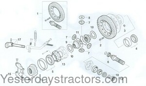 Massey Ferguson TED20 Rear Differential and Related Parts SPX_FERG_F8_2