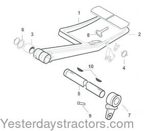 Massey Ferguson TO35 Brake Linkage and Related Components SPX_FERG_F6_2