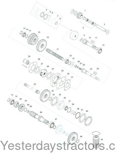 Massey Ferguson 245 Multipower Transmission and Related Parts SPX_MF5_12