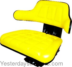 John Deere 2355 Wrap Around Seat Assembly - Yellow W222YL