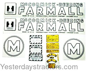 Farmall M Decal Set XDIHMDM