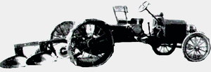 eros tractor, similar to a model t without a body