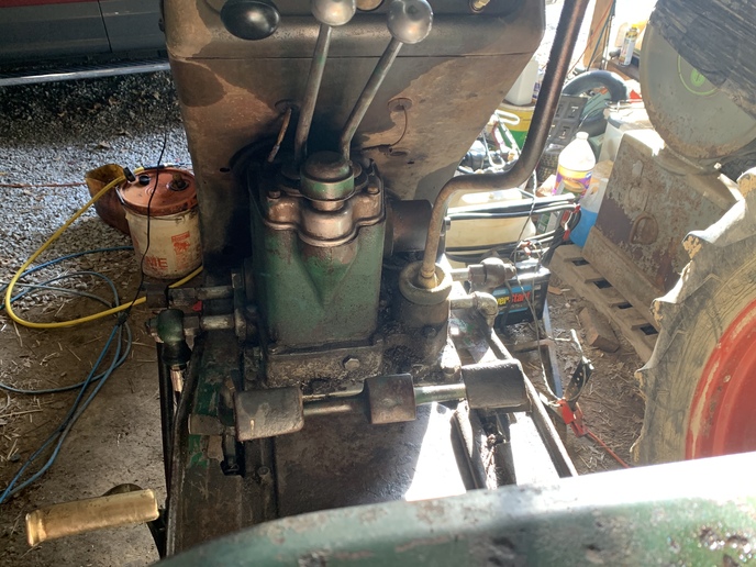 1954 Oliver 77 hydraulic flow Yesterday's Tractors (235606)