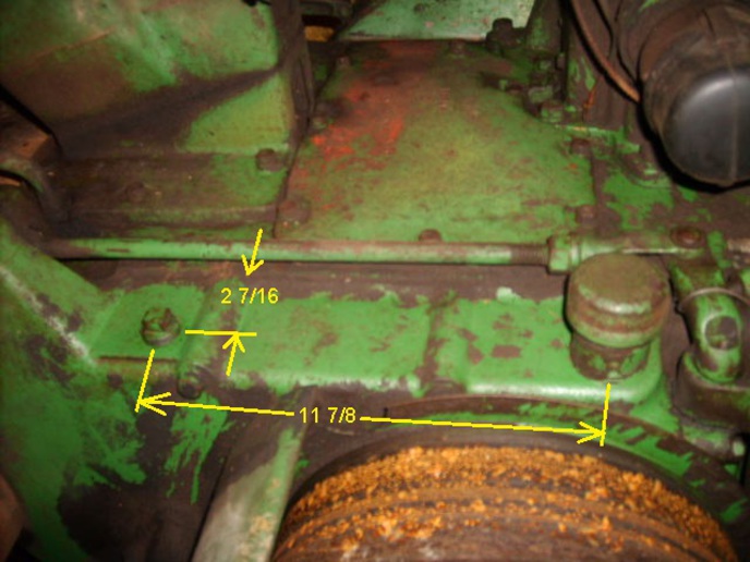 JD A adding oil to first reduction gear cover Yesterday's Tractors Forums