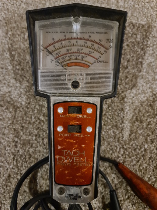 Tacho Dwell meter connecting Yesterday's Tractors