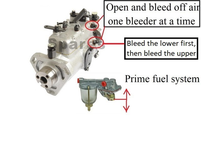 MF230 Perkins AD3.152 fuel system Yesterday's Tractors