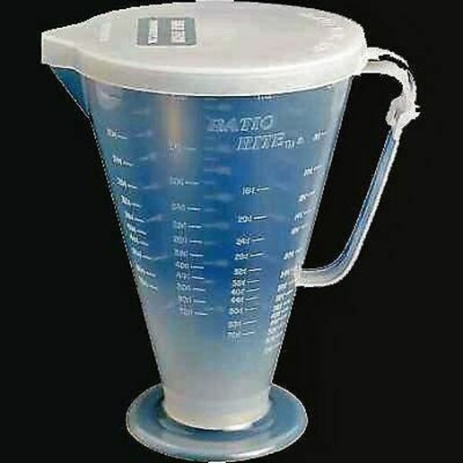 50:1 Ratio (2%) Oil Measuring Cup for use with 2-Stroke Engines