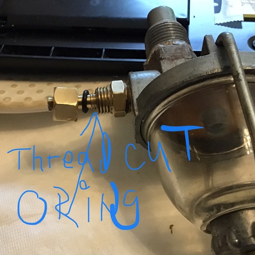 Sediment Bowl leakage issues Yesterday's Tractors