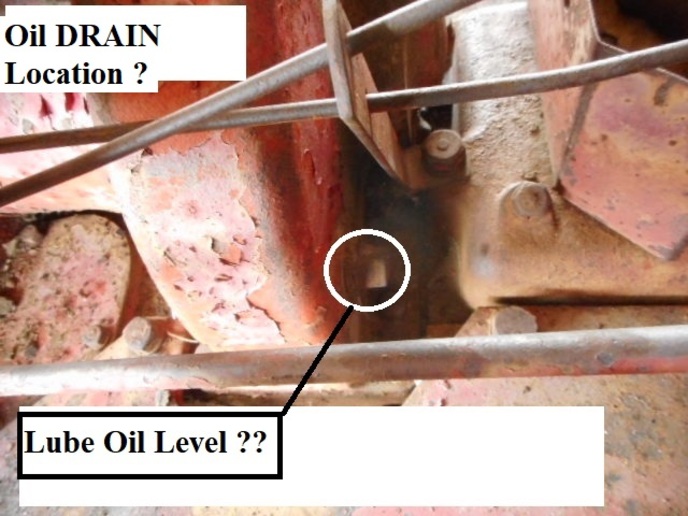 W9 OIL Drain location on Auxiliary... Yesterday's Tractors