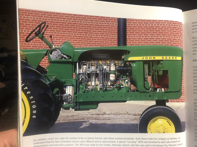 Cutaway of a John Deere Yesterday's Tractors
