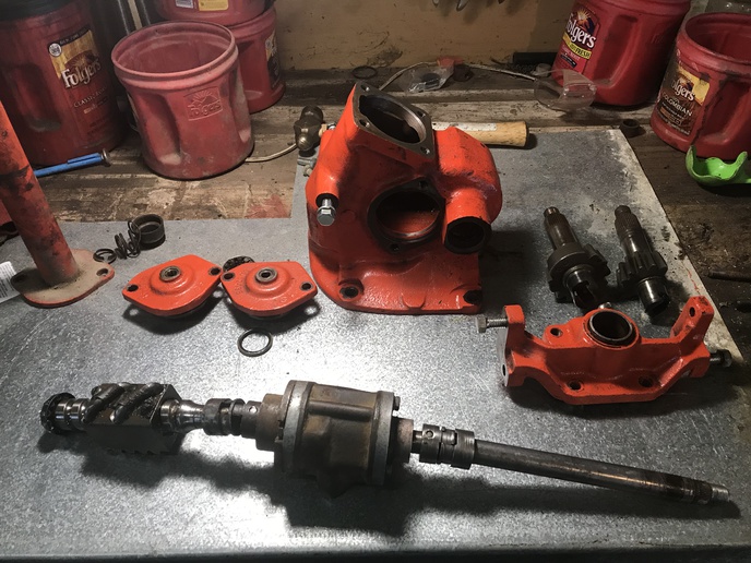 Steering column rebuild time. Yesterday's Tractors