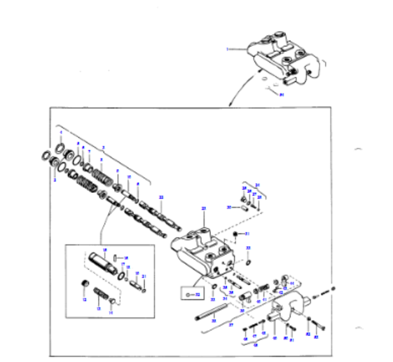 275 massey hydraulic auxiliary val... Yesterday's Tractors