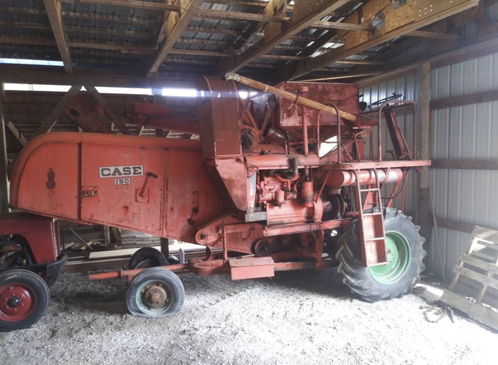 Case 150 combine Yesterday's Tractors