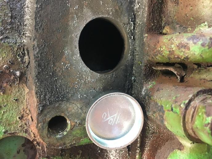 Freeze plug installation Yesterday's Tractors