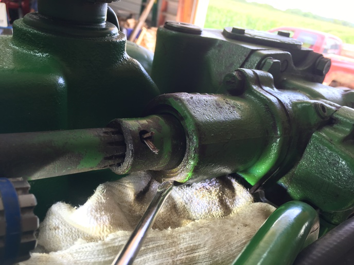 60 power steer leak Yesterday's Tractors