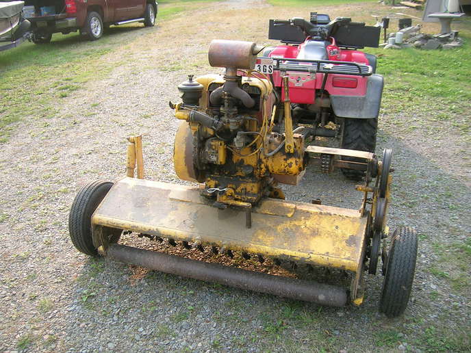 Gas powered pull type bush hog questions Yesterday s Tractors Forums