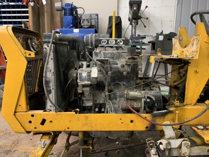 Cub 154 engine swap project Yesterday's Tractors