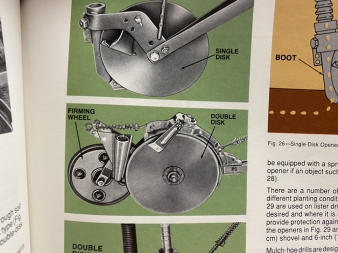 Grain drill single disc vs double disc Yesterday's Tractors Forums