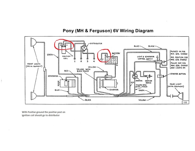 1949 MH Pony starter wiring help - Yesterday's Tractors