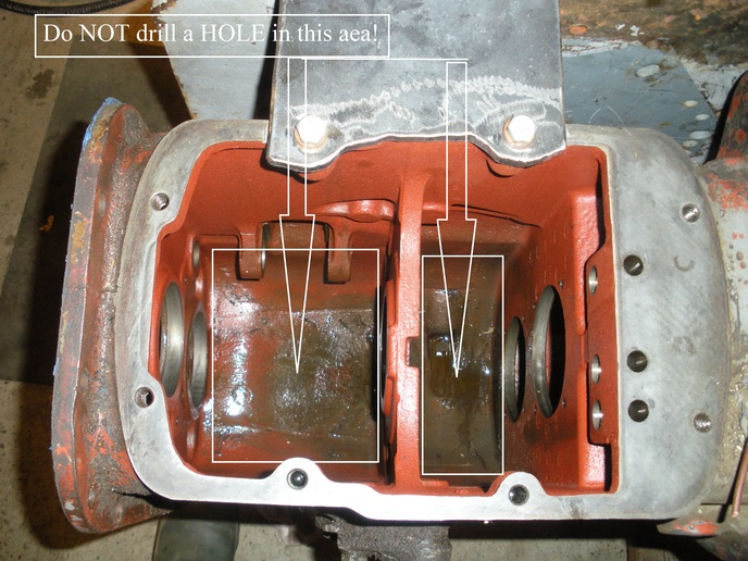 MF TO35 Deluxe Bell housing drain Yesterday's Tractors