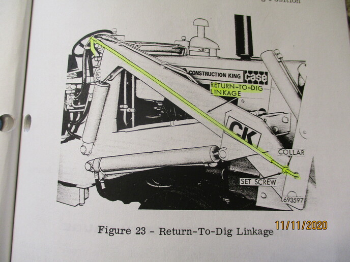 Case 580ck Backhoe Control Lever M Yesterdays Tractors