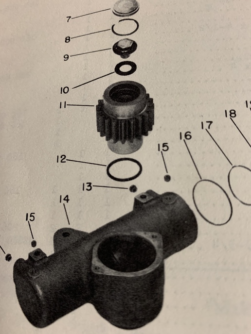Oliver 1850 steering gear removal Yesterday's Tractors Forums