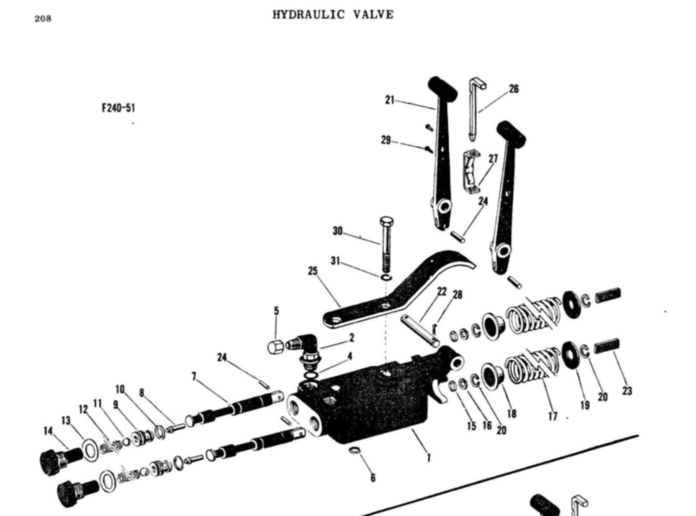 Hydraulic spool valve repair Yesterday's Tractors