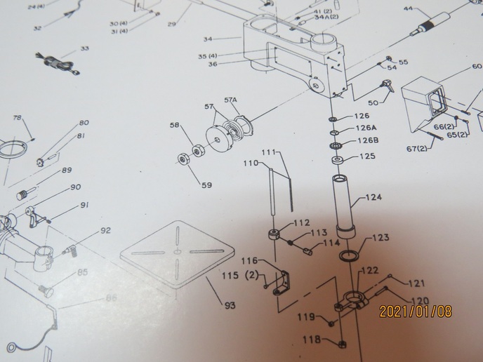 Delta drill press return spring Yesterday's Tractors Forums