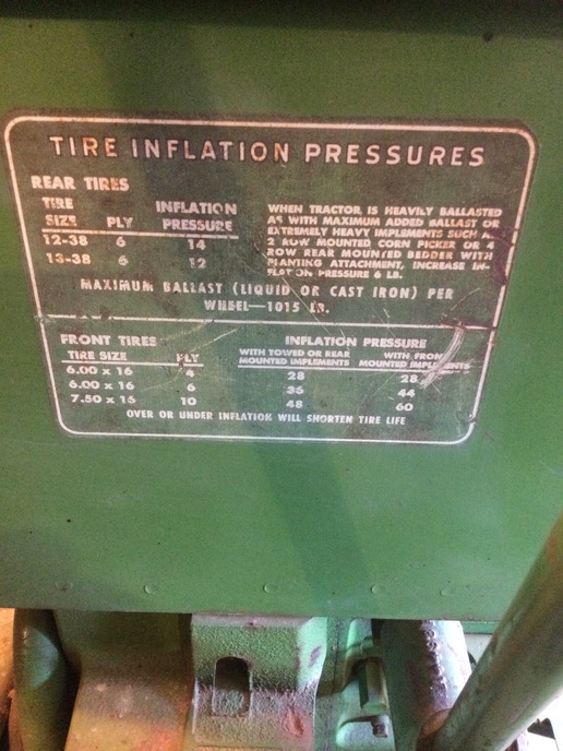 JD 70 Standard Battery Box Decals Yesterday's Tractors