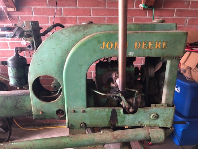 John Deere L Gas Tank Removal Yesterday's Tractors