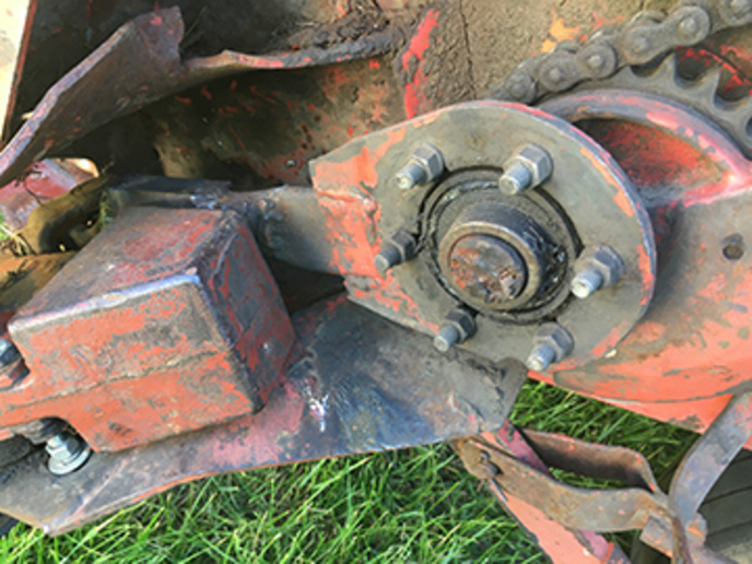 Hesston 1010 haybine + PT10 parts Yesterday's Tractors